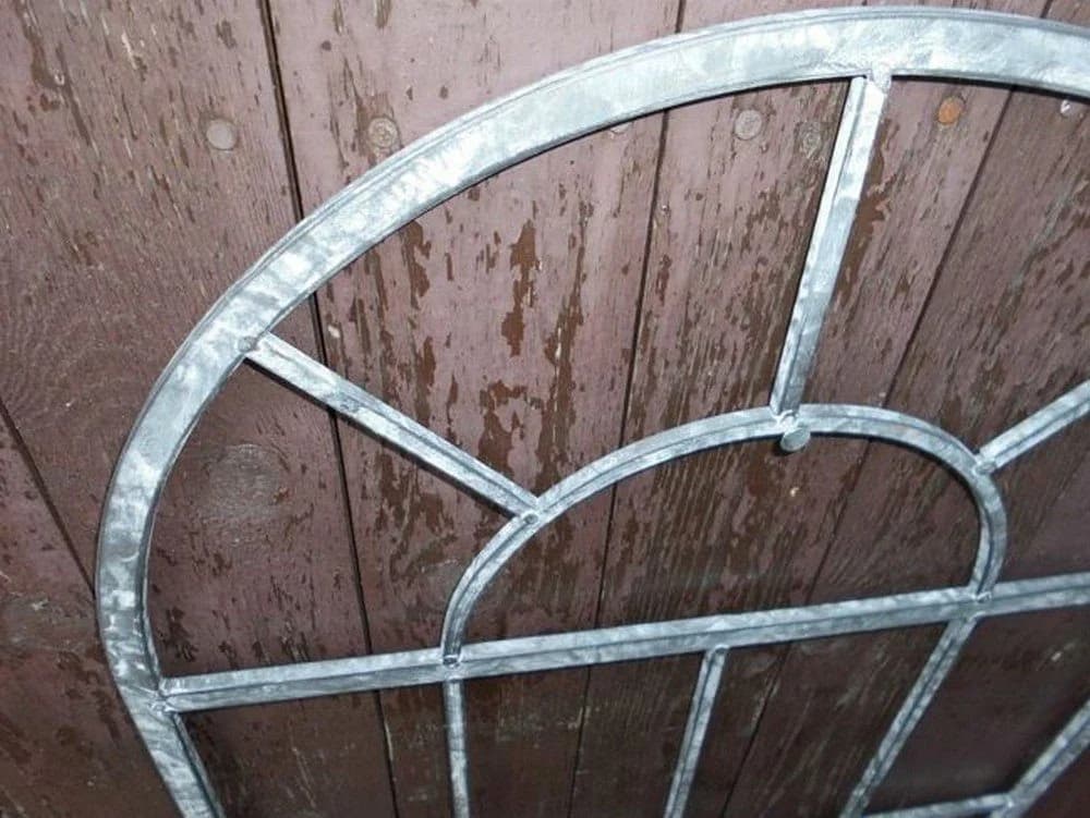 Deko-Impression Deko-Fenster Sprossenfenster Eisen Grau 87cm - Bild 3
