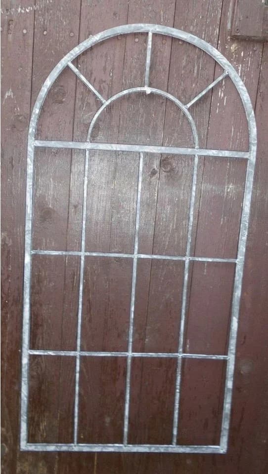 Deko-Impression Deko-Fenster Sprossenfenster Eisen Grau 87cm - Bild 4
