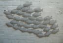 Deko-Impression Wanddekoobjekt Fischschwarm Metall Bild 1