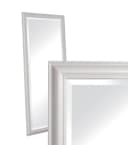 LC Home Wandspiegel Schlicht Weiß Landhausstil Facettenschliff Bild 2