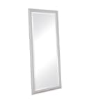 LC Home Wandspiegel Schlicht Weiß Landhausstil Facettenschliff Bild 3