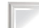 LC Home Wandspiegel Schlicht Weiß Landhausstil Facettenschliff Bild 4