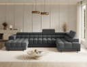 Lukas Wohnlandschaft Falco XXL U-Form Sofa mit Schlaffunktion & Bettkasten Bild 2
