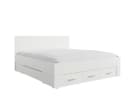 Lukas Möbel Schlafzimmer-Set Monsun Weiß mit 5 Schubladen und Kleiderschrank Bild 5