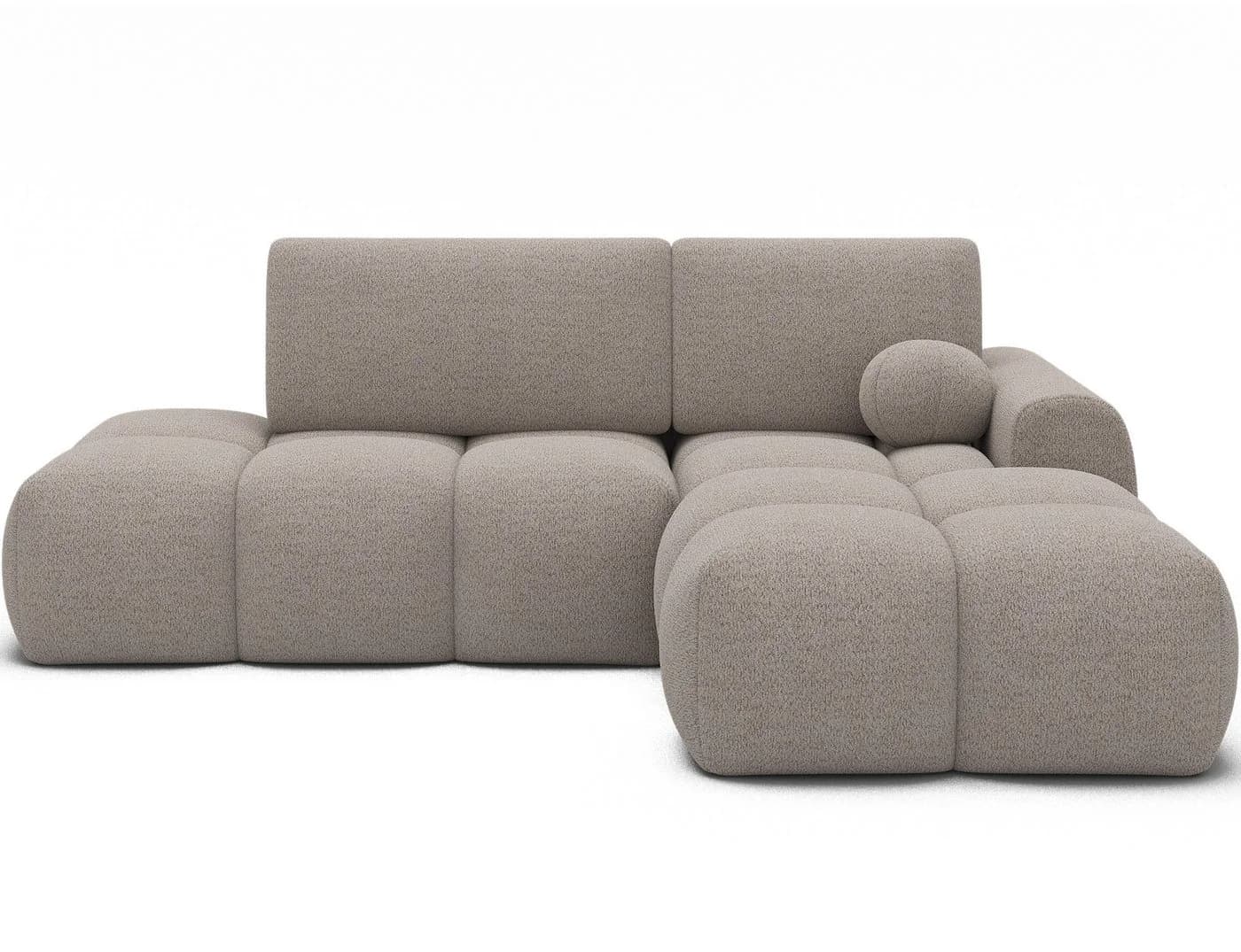 Lukas Möbel Ecksofa Vittario mit Schlaffunktion und Bettkasten Beige - Bild 2