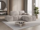 Lukas Möbel Ecksofa Vittario mit Schlaffunktion und Bettkasten Beige Bild 3