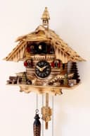 Clockvilla Hettich-Uhren Schwarzwälder Kuckucksuhr mit Schindeldach Bild 3