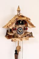 Clockvilla Hettich-Uhren Schwarzwälder Kuckucksuhr mit Schindeldach Bild 4