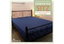 NatureMark Spannbettlaken Mikrofaser Navy blau 90x200 cm Bild 1