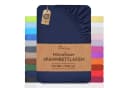 NatureMark Spannbettlaken Mikrofaser Navy blau 90x200 cm Bild 2