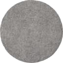myfelt Wollteppich Carl Filzteppich rund grau 100% Schurwolle Bild 2