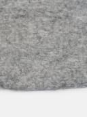 myfelt Wollteppich Carl Filzteppich rund grau 100% Schurwolle Bild 5