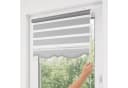Plisseeonline Doppelrollo Klemmfix Grau Duo-Rollo blickdicht Bild 1