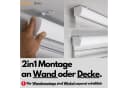 PlisseeOnline Doppelrollo Duorollo Grau/Gold/Weiss mit Kassette und Perlen Bild 5