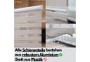 PlisseeOnline Doppelrollo mit Kassette Grau/Weiß Bild 3