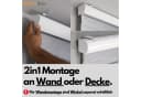 PlisseeOnline Doppelrollo mit Kassette Grau/Weiß Bild 4