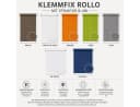 Plisseeonline Seitenzugrollo Klemmfix Orange Bild 4