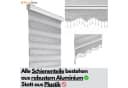 Doppelrollo Duorollo mit Kassette Rankenmuster und Perlen Höhe: 250 cm, Plisseeonline, blickdicht, Deckenmontage, Freihängend, Deckenmontage mit Clips, Mit Motiv und Alu Kassette in Weiß Gold Schwarz Bild 4