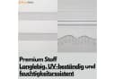 PlisseeOnline Doppelrollo Klemmfix Weiß blickdicht ohne Bohren Bild 3