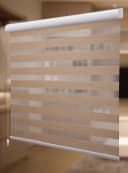 Plisseeonline Doppelrollo Beige Alu-Kassette blickdicht Bild 1