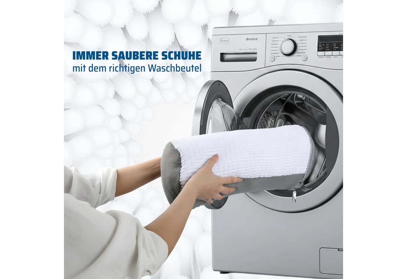 Cozyvibe Wäschenetz Schuhwaschbeutel 2in1 Set mit Schuhspanner - Bild 3