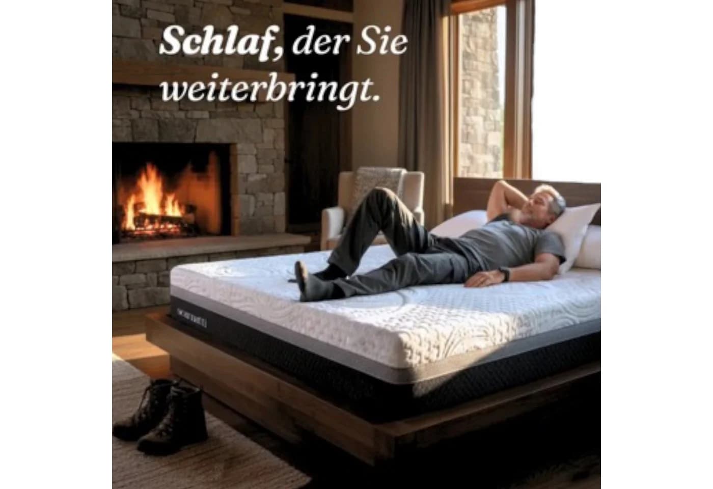 Scarnatti™ Gel Memory Foam Matratze 18 cm hoch 7 Zonen Druckentlastung Bambus-Aktivkohle Bezug - Bild 3