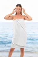herémood Hamamtuch Luxuriöses Saunatuch Großes Strandtuch Hellgrau Bild 3