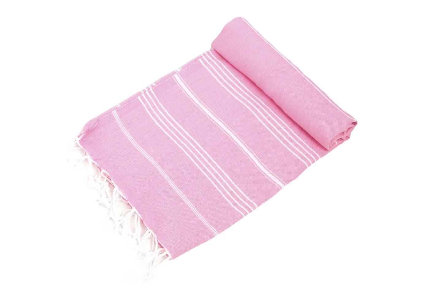herémood Hamamtuch Premium Rosa 100% Baumwolle Extra Groß - Bild 5