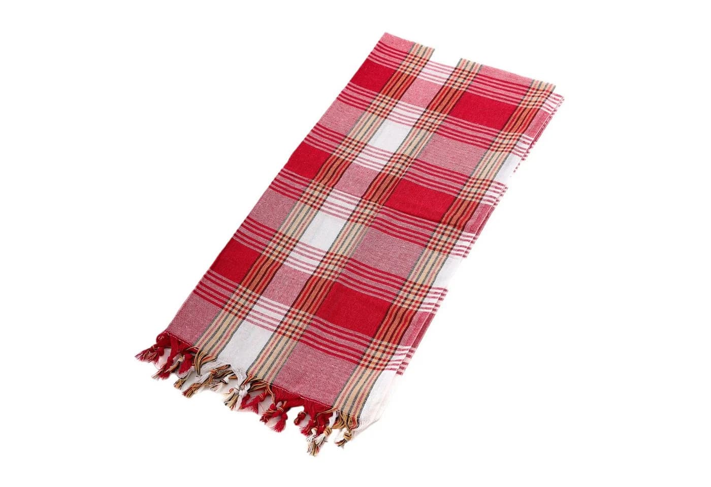 herémood Hamamtuch Traditional Groß Rot Klassisches Saunatuch
