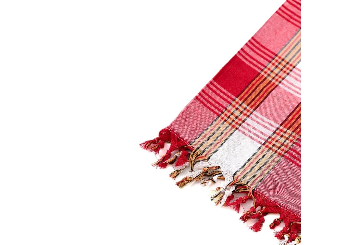 herémood Hamamtuch Traditional Groß Rot Klassisches Saunatuch - Bild 4