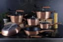 BerlingerHaus Topf-Set 15-tlg. Roségold Metallic Line Aluminium Bild 1