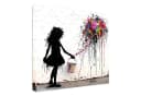Leinwando Leinwandbild Banksy Color Crash Popart Wandbild Bild 2