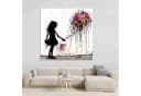 Leinwando Leinwandbild Banksy Color Crash Popart Wandbild Bild 3