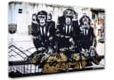 Leinwando Three Monkeys Banksy Street Art Leinwandbild Bild 2