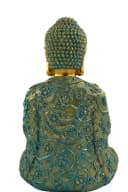 MF Buddha Statue Mintgrün Gold Polyresin 41cm Meditierende Figur Bild 3