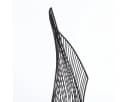 MF Dekoobjekt Der Schwung – Elegante Skulptur aus schwarzem Metall Bild 1