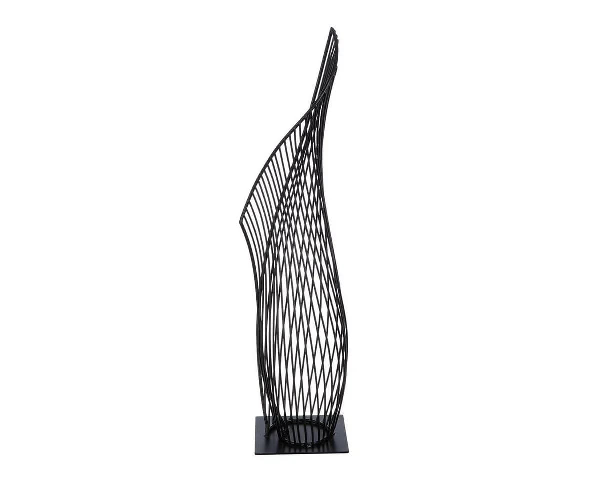 MF Dekoobjekt Der Schwung – Elegante Skulptur aus schwarzem Metall - Bild 3