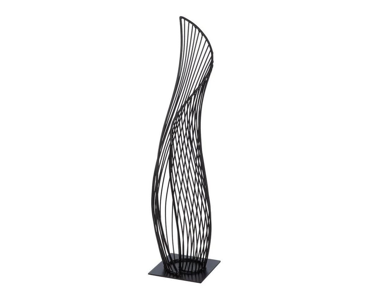 MF Dekoobjekt Der Schwung – Elegante Skulptur aus schwarzem Metall - Bild 4