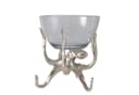 BOLTZE Dekoschale Oktopus Marina Silber Glas Bild 5