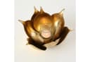 MF Windlicht Lotusgold Metall Gold 20 cm Bild 1