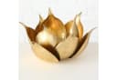 MF Windlicht Lotusgold Metall Gold 20 cm Bild 5