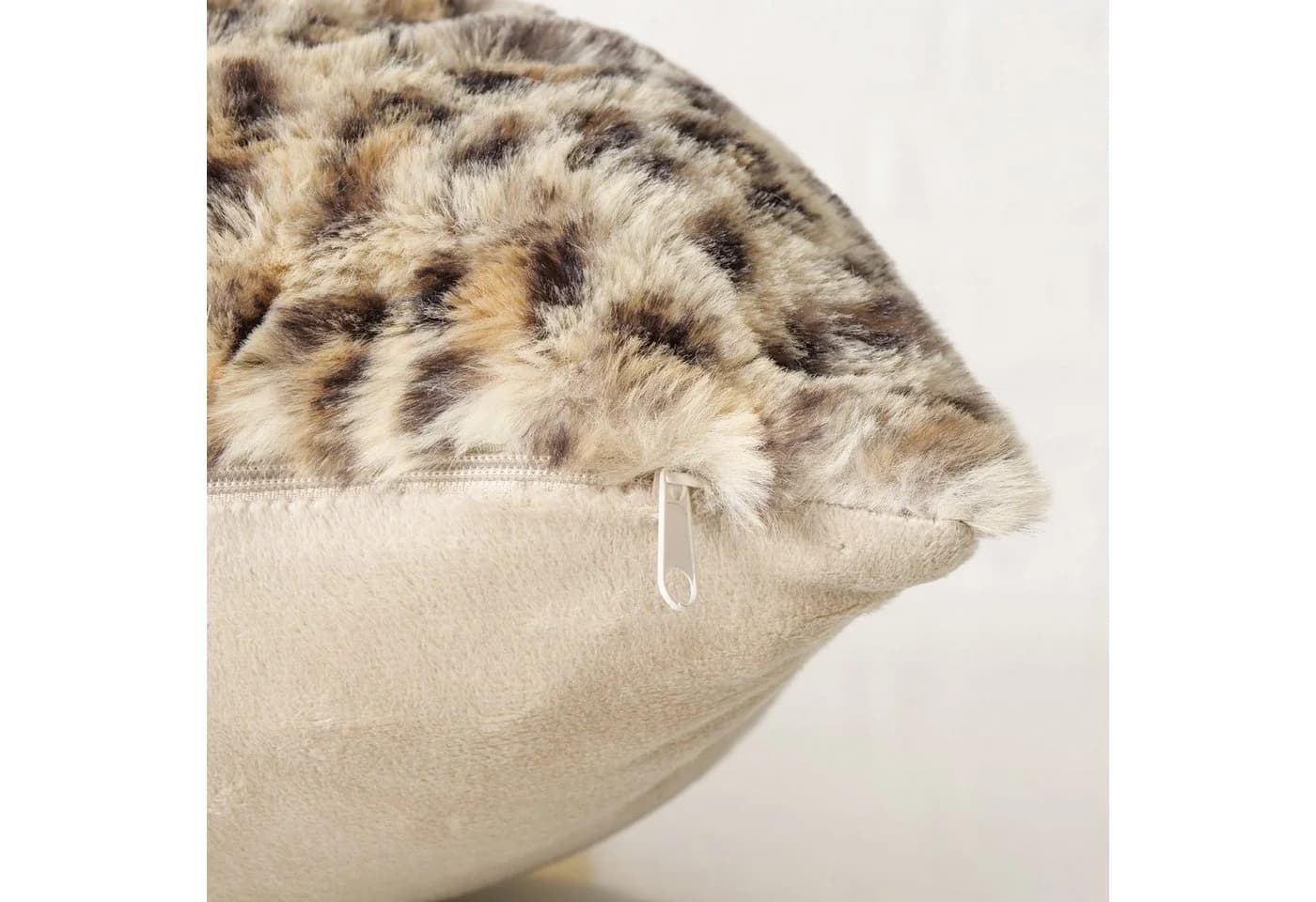 MF Kopfkissen Kunstfell Wild Touch Leopardenmuster - Bild 3