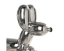MF Ballonhund Dekofigur Silber Keramik 20cm Modernes Design Bild 1