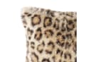 MF Dekokissen Kunstfell Savanna – Weiches Kissen mit Leopardenmuster Bild 5