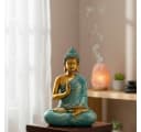 MF Buddhafigur Avalokiteshvara Mintgrün 31,5 cm Bild 2