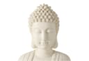 MF Buddhafigur Serenity Cremeweiß Handgearbeitet Bild 3