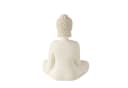 MF Buddhafigur Serenity Cremeweiß Handgearbeitet Bild 5