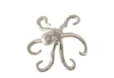 MF Dekofigur Octopus Silber Glänzend Aluminium Bild 3