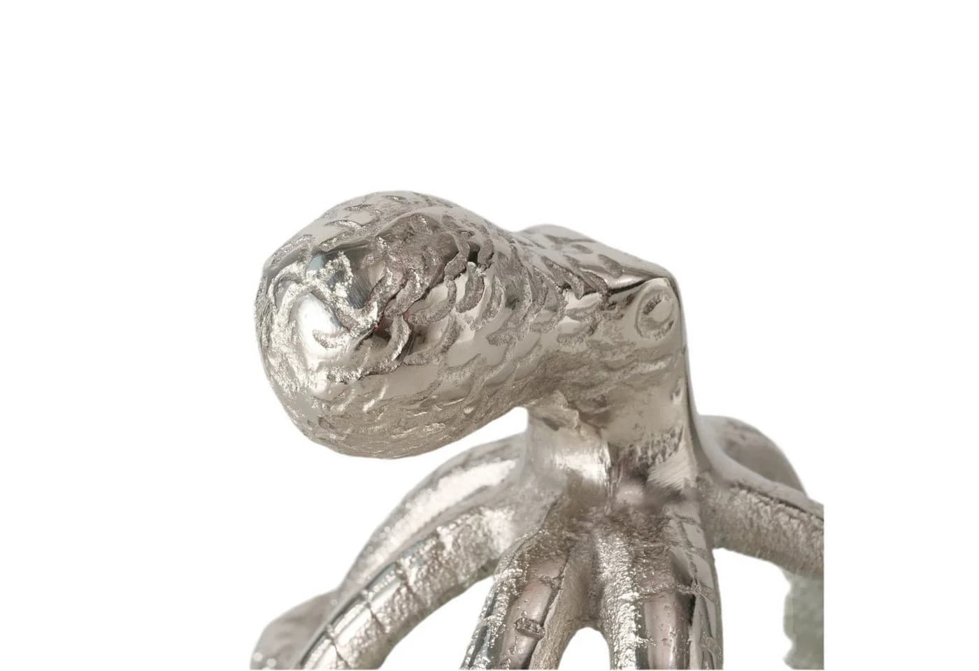 MF Dekofigur Octopus Silber Glänzend Aluminium - Bild 5