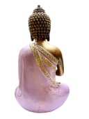 MF Buddhafigur Lotusgelassenheit Lila Gold Bild 4